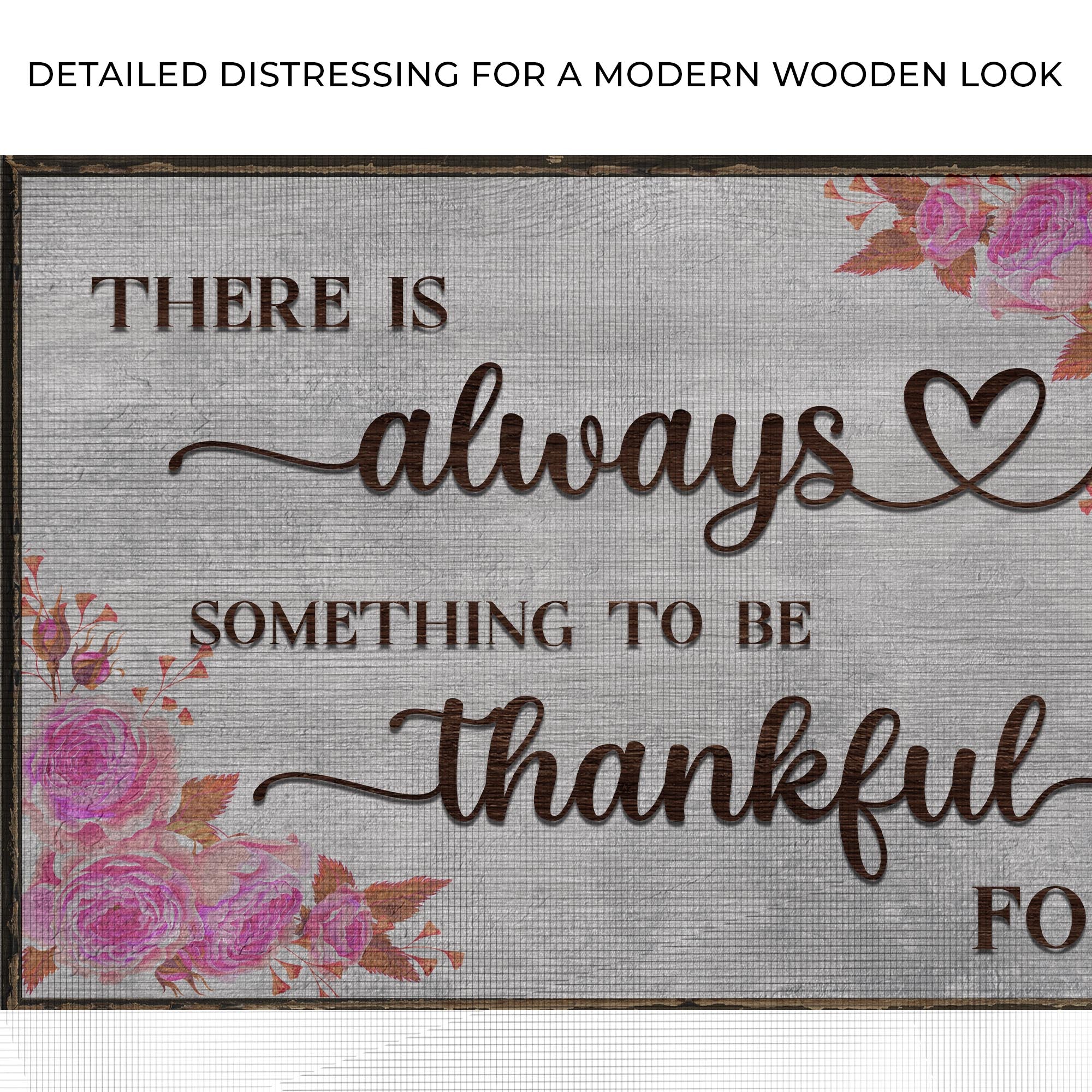 There Is Always Something To Be Thankful For Sign III on sale at MyriadMart