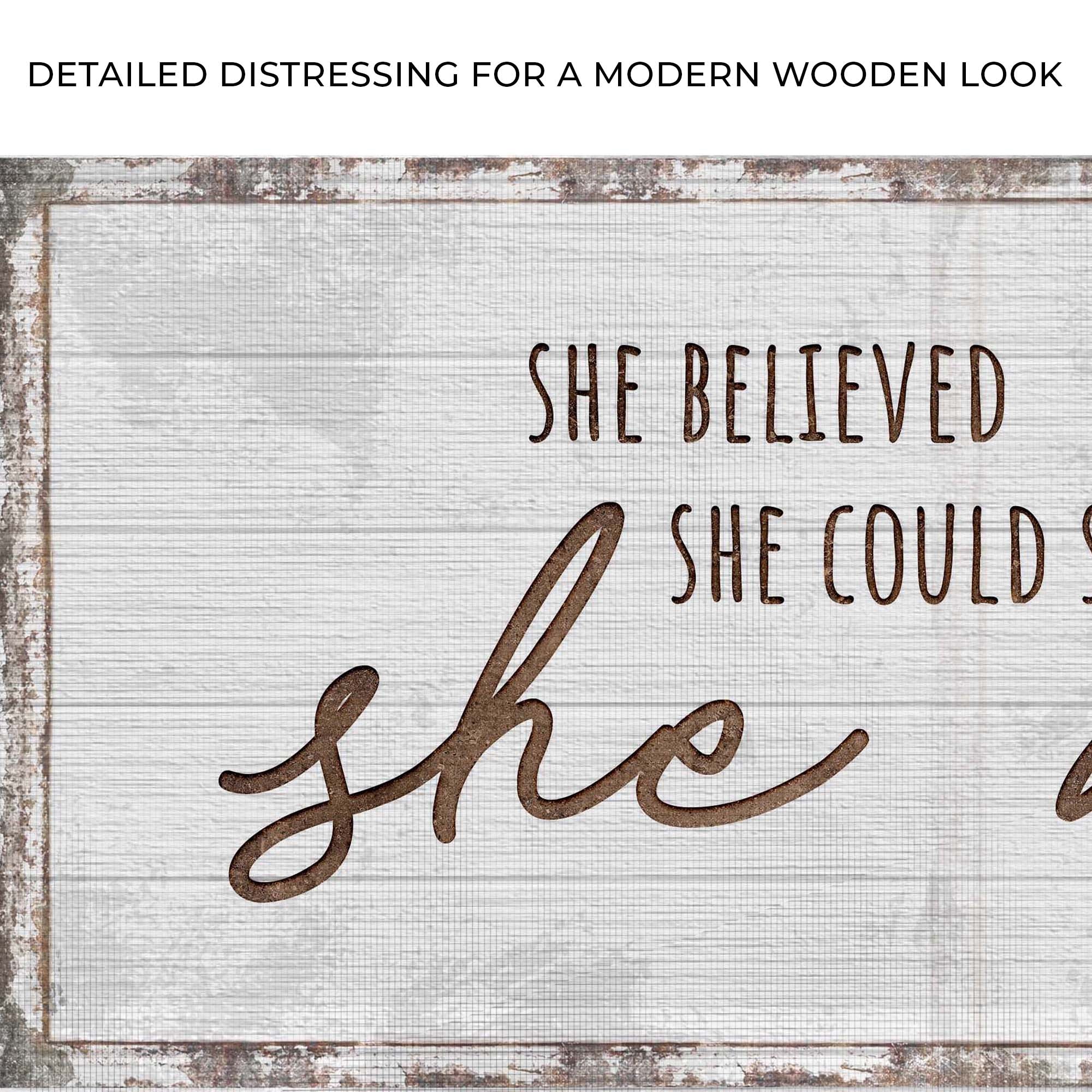 She Believed She Could So She Did Sign on sale at MyriadMart