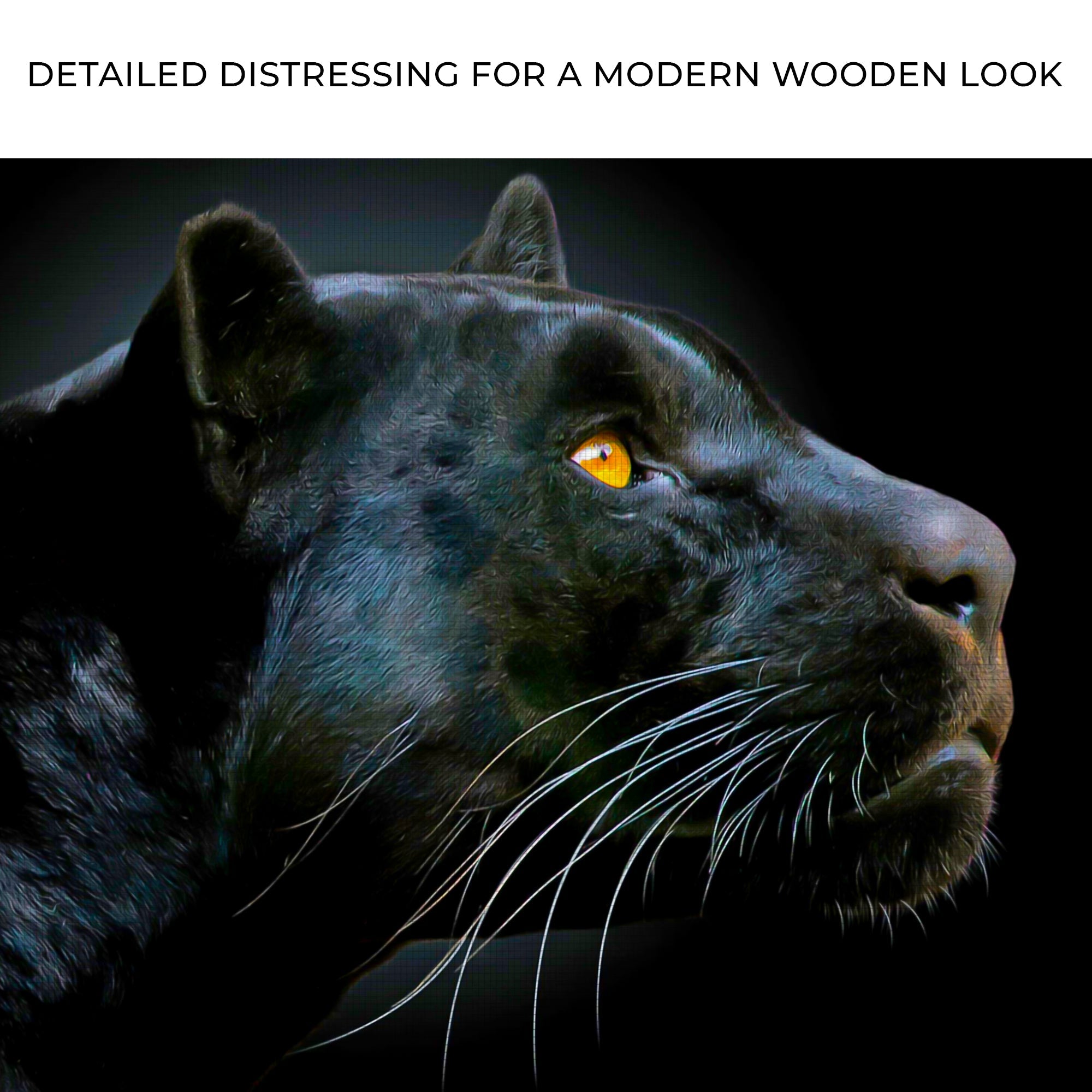 Black Panther Head Canvas Wall Art on sale at MyriadMart