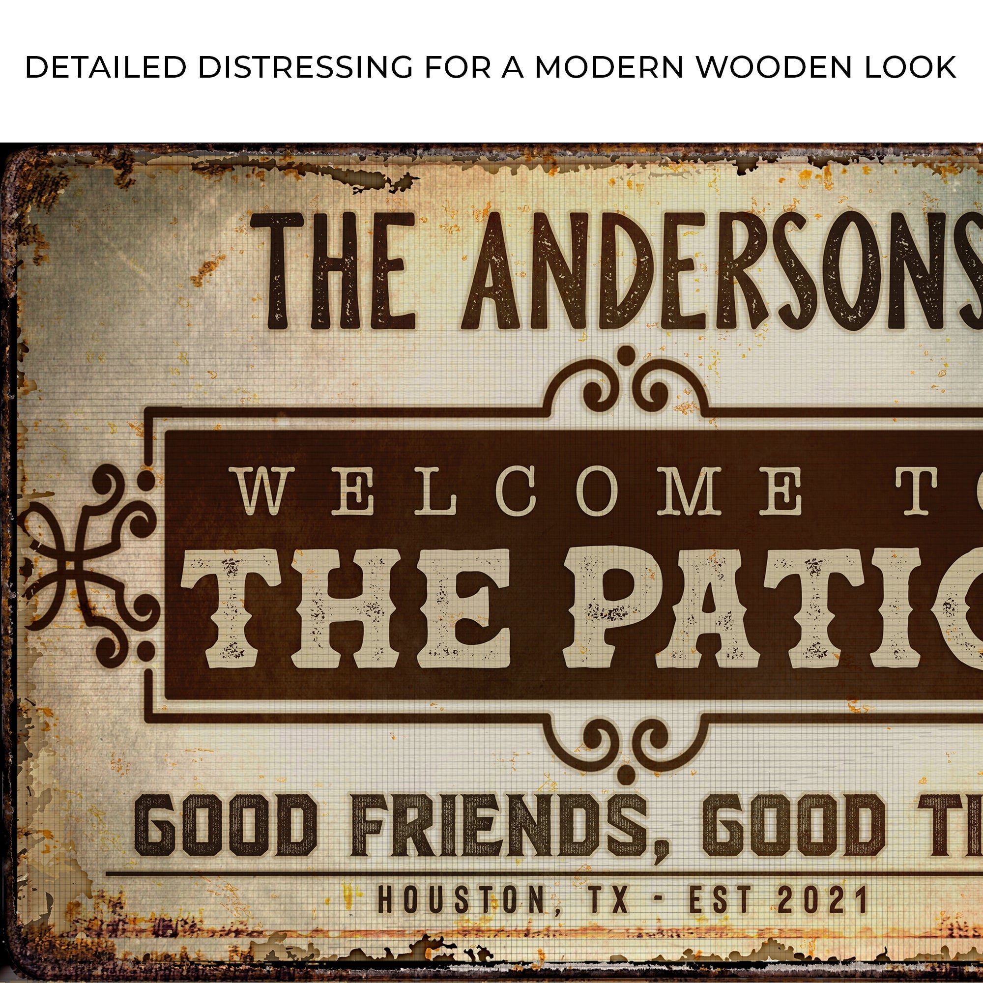 Welcome To The Patio Sign on sale at MyriadMart