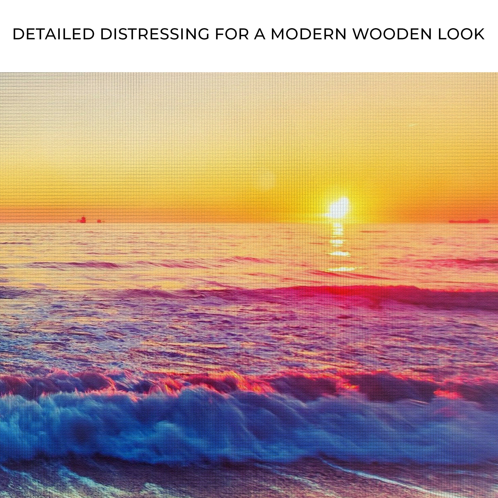 Sunrise Over The Ocean Canvas Wall Art on sale at MyriadMart