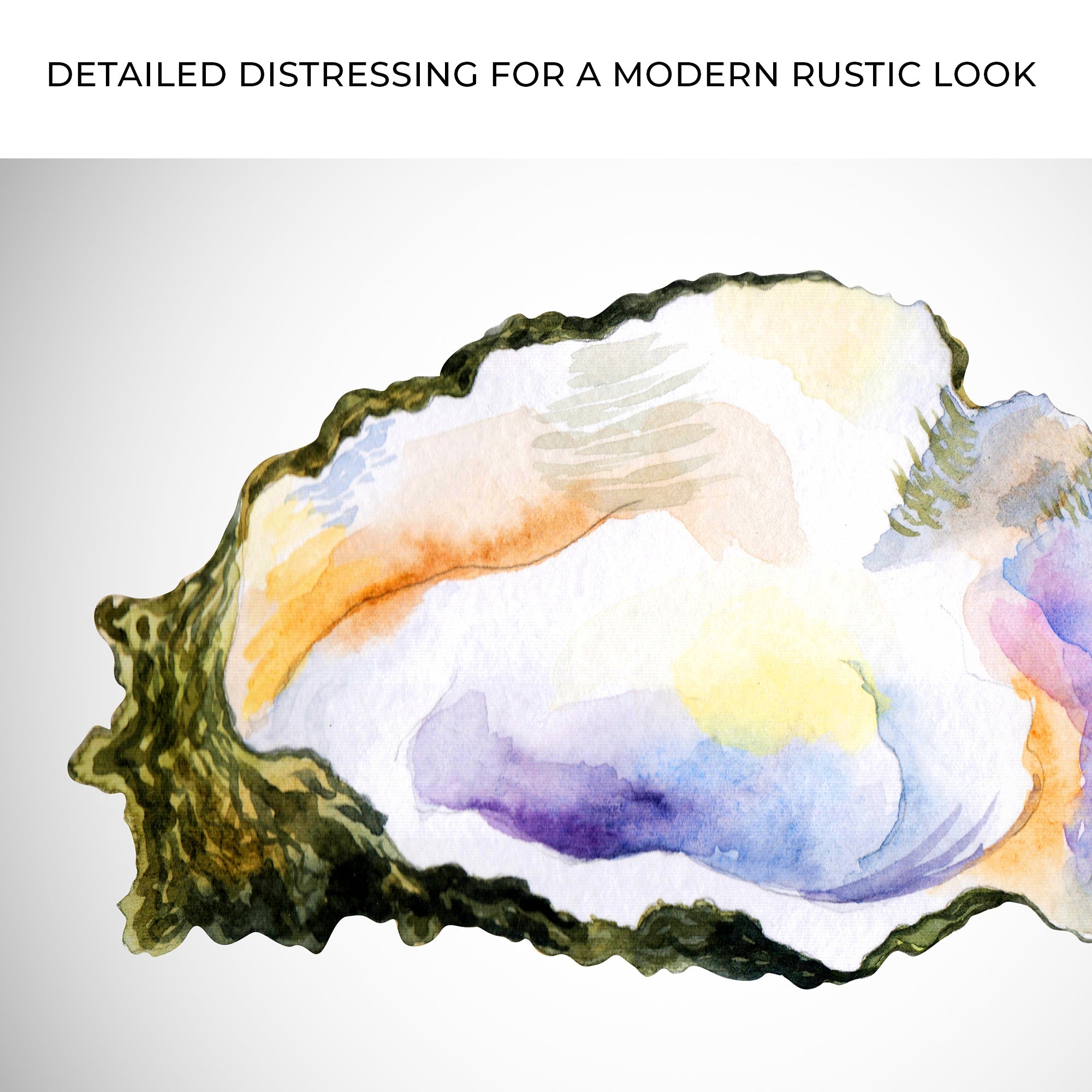 Oyster Watercolor Canvas Wall Art on sale at MyriadMart
