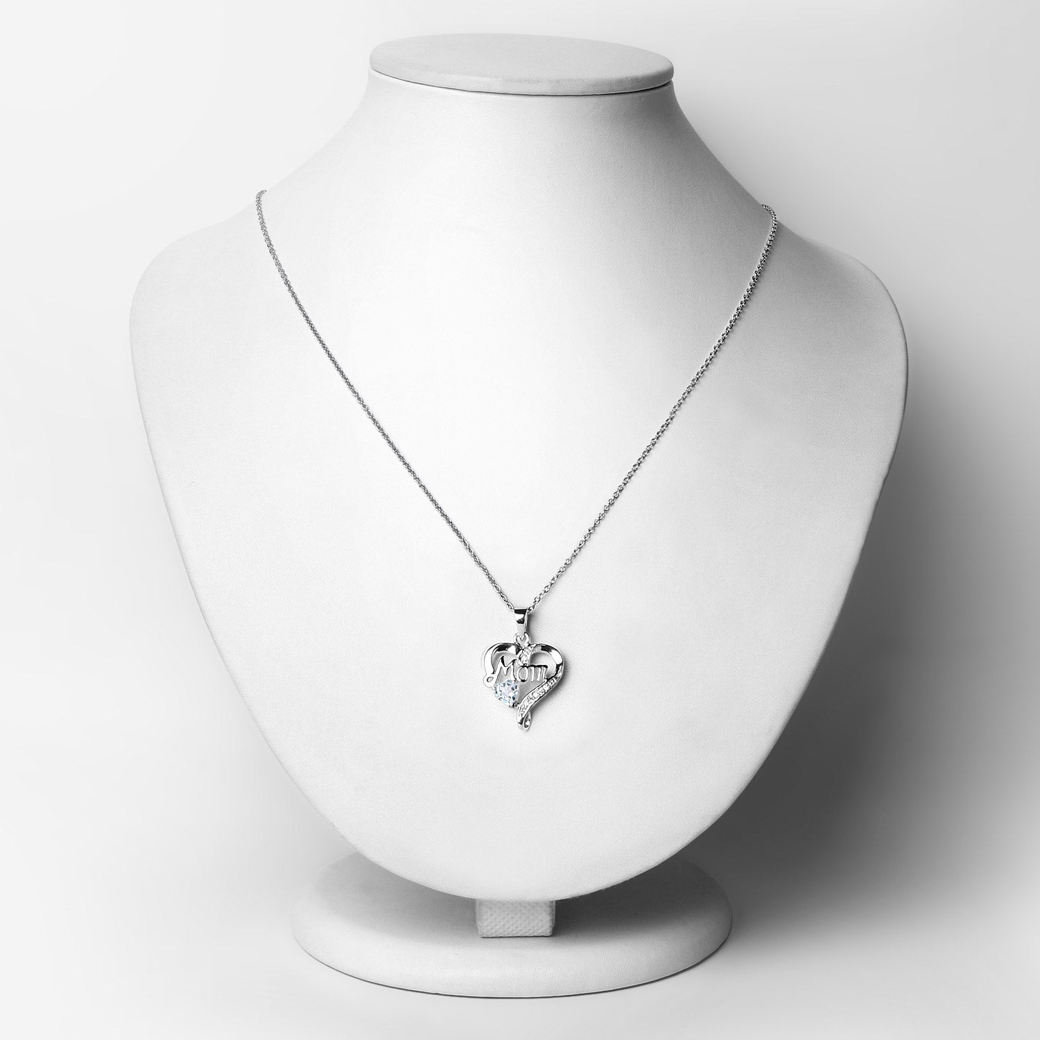 0.54 Carat Genuine Blue Topaz and White Topaz .925 Sterling Silver Pendant on sale at MyriadMart