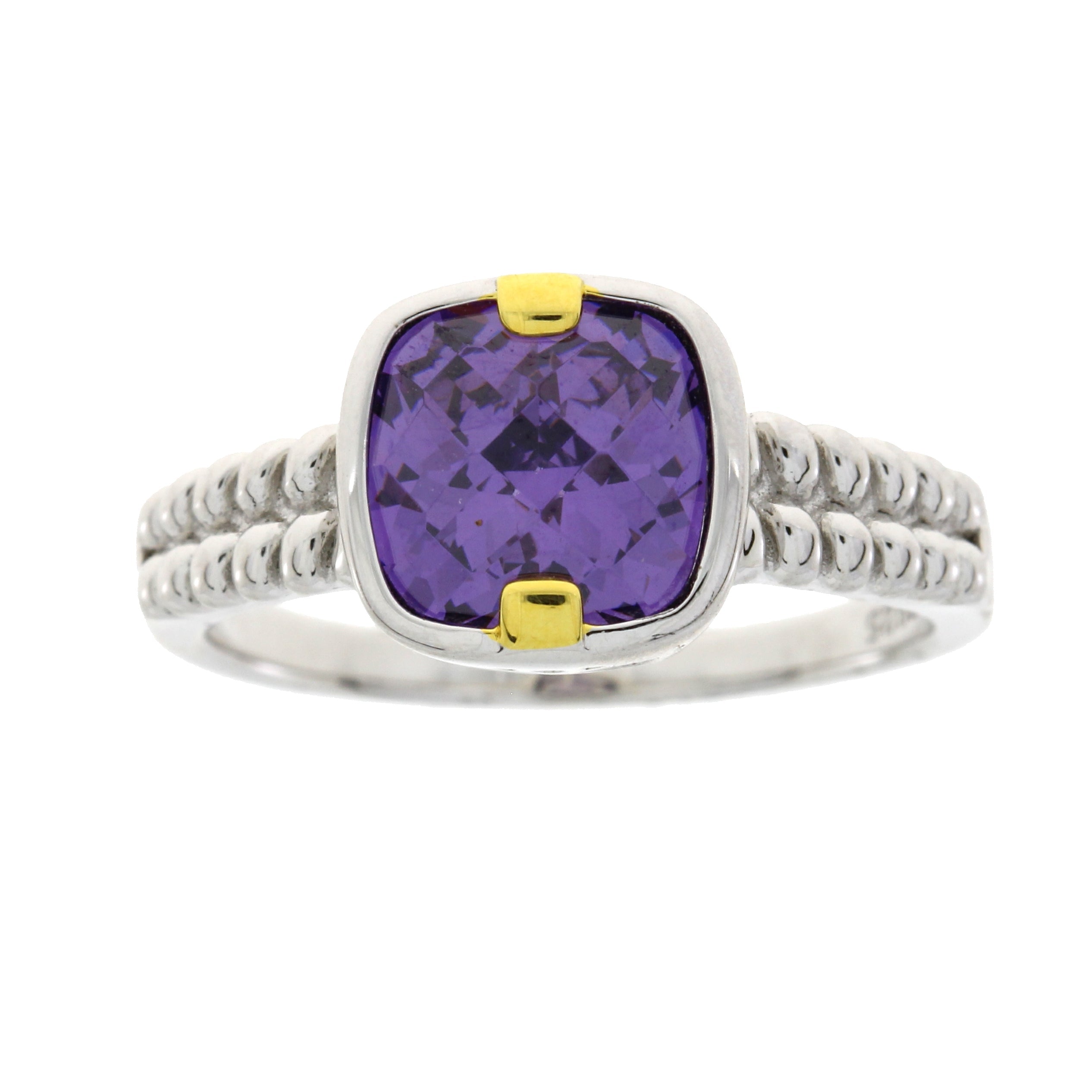 Cubic Zirconium Ring Sterling Silver on sale at MyriadMart