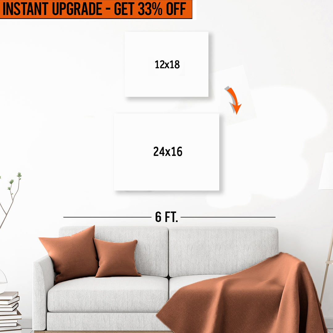 Upgrade Your 18x12 Inches Canvas To 24x16 Inches Canvas on sale at MyriadMart