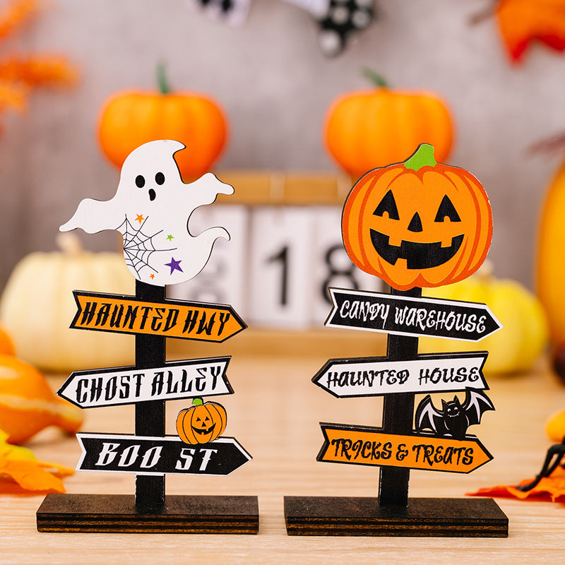 2-Piece Halloween Element Decor Ornaments - MyriadMart