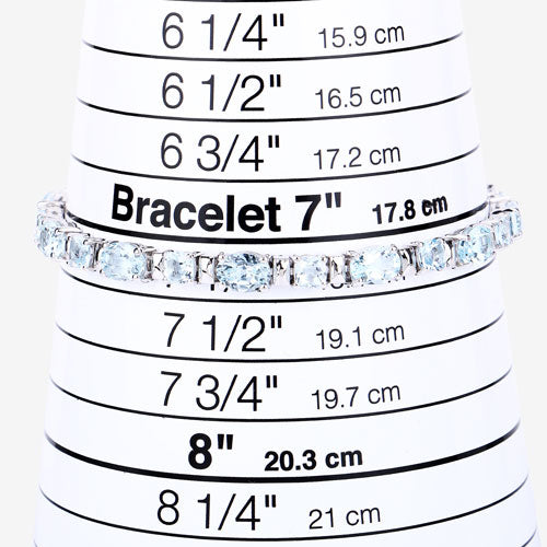 10.06 Carat Genuine Aquamarine .925 Sterling Silver Bracelet on sale at MyriadMart