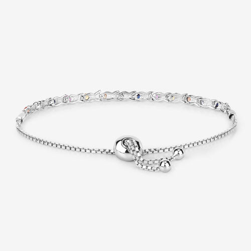 0.88 Carat Genuine Multi Sapphire .925 Sterling Silver Bracelet on sale at MyriadMart