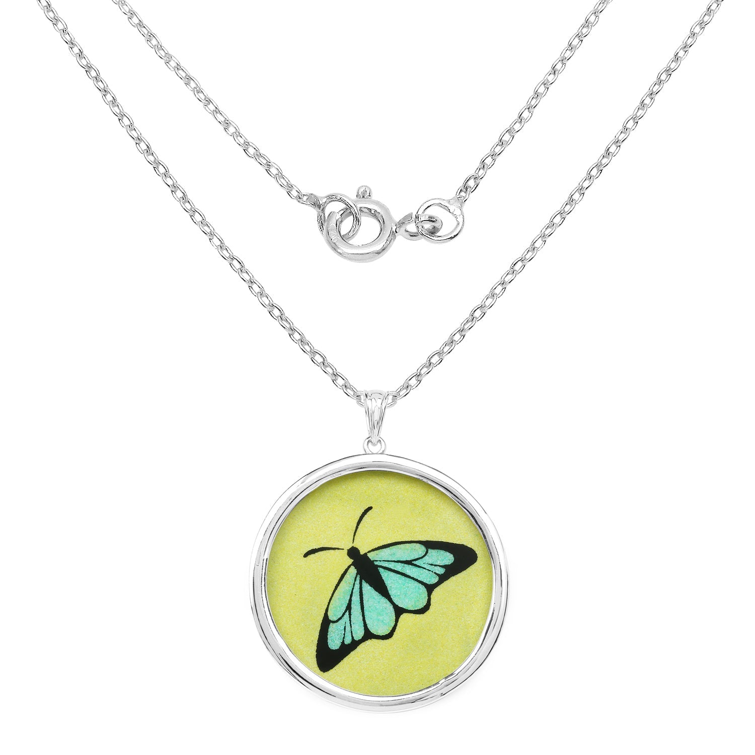 29.50 Carat Genuine Citrine .925 Sterling Silver Pendant on sale at MyriadMart