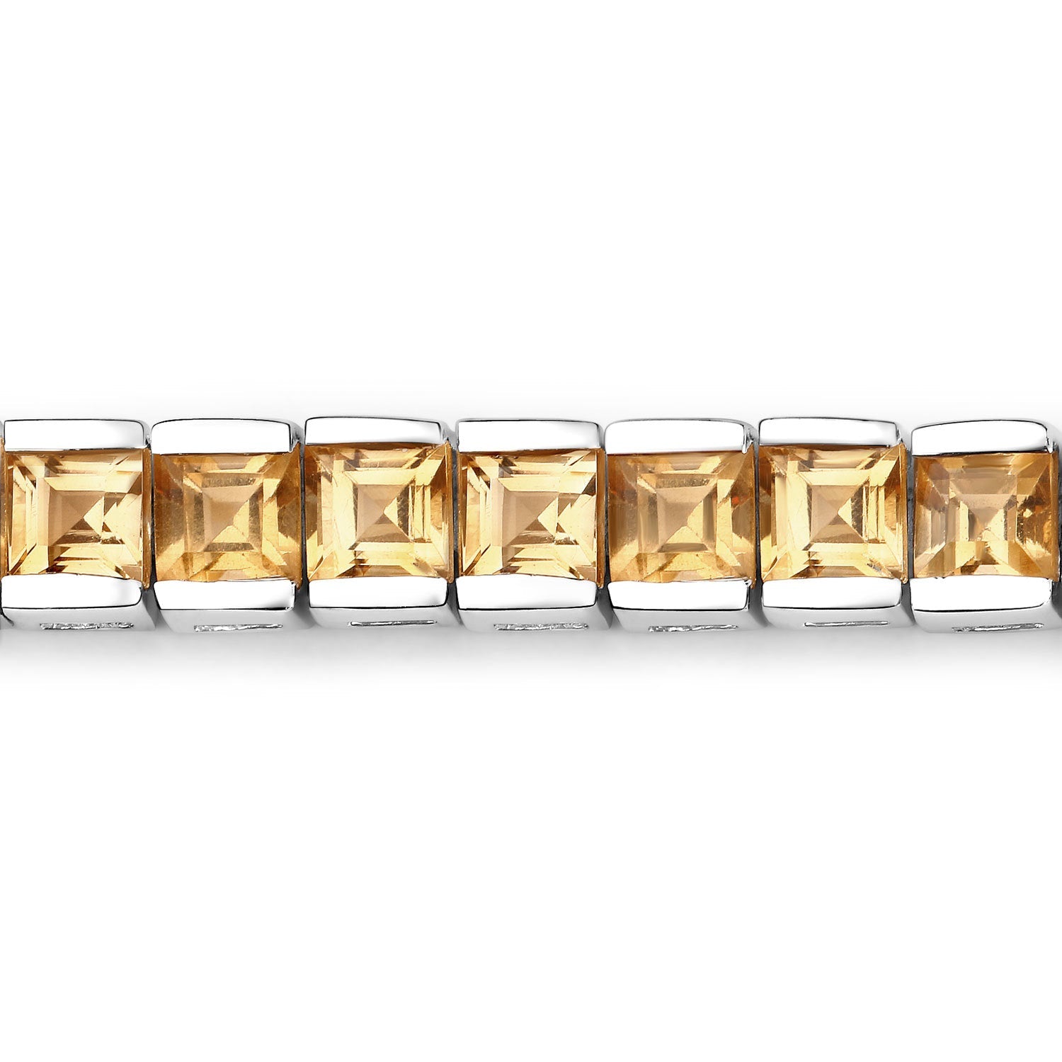 8.25 Carat Genuine Citrine .925 Sterling Silver Bracelet on sale at MyriadMart