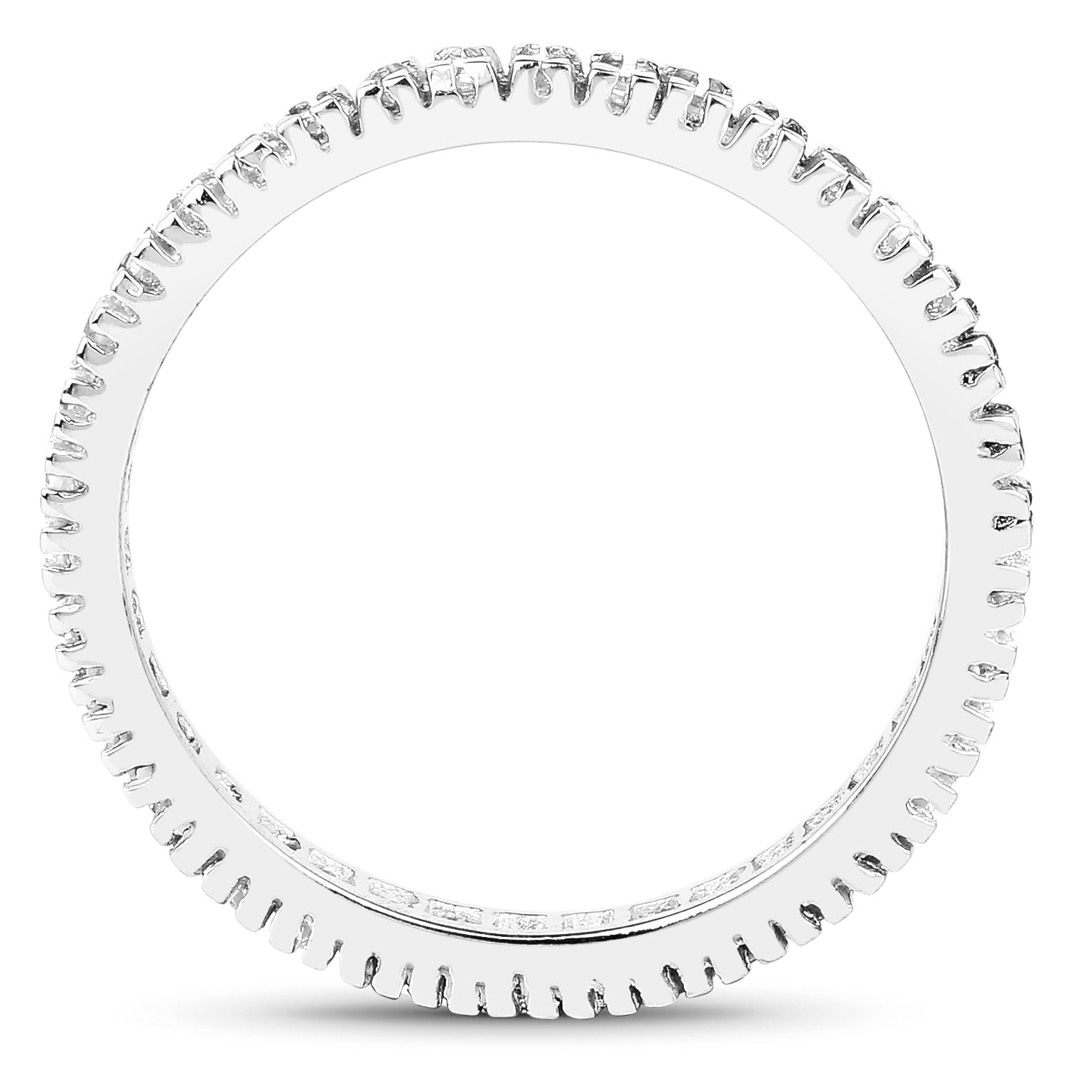 0.57 Carat Genuine Champagne Diamond .925 Sterling Silver Ring on sale at MyriadMart