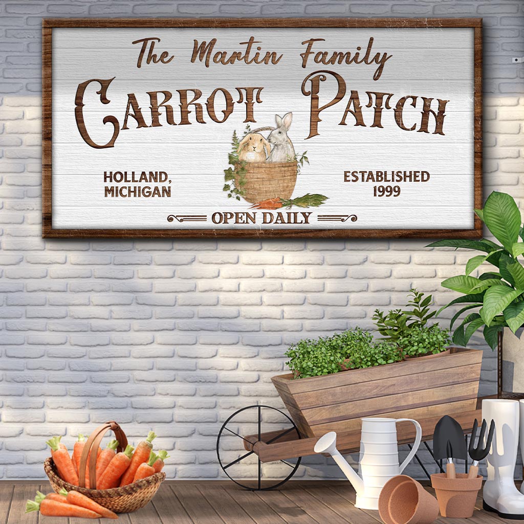 Carrot Patch Easter Sign III on sale at MyriadMart