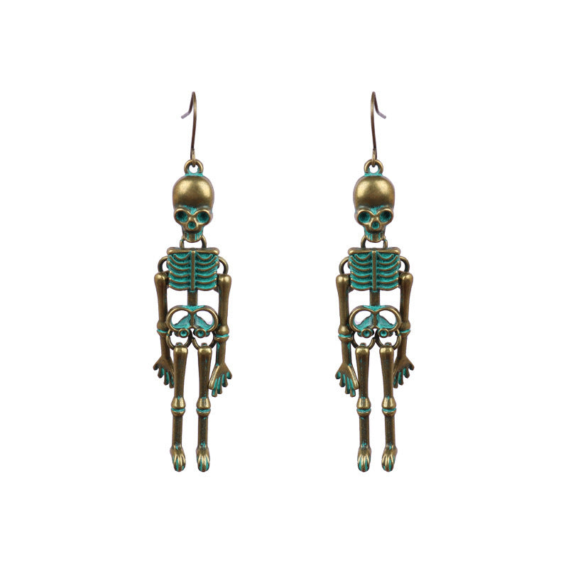Skeleton Alloy Earrings - MyriadMart