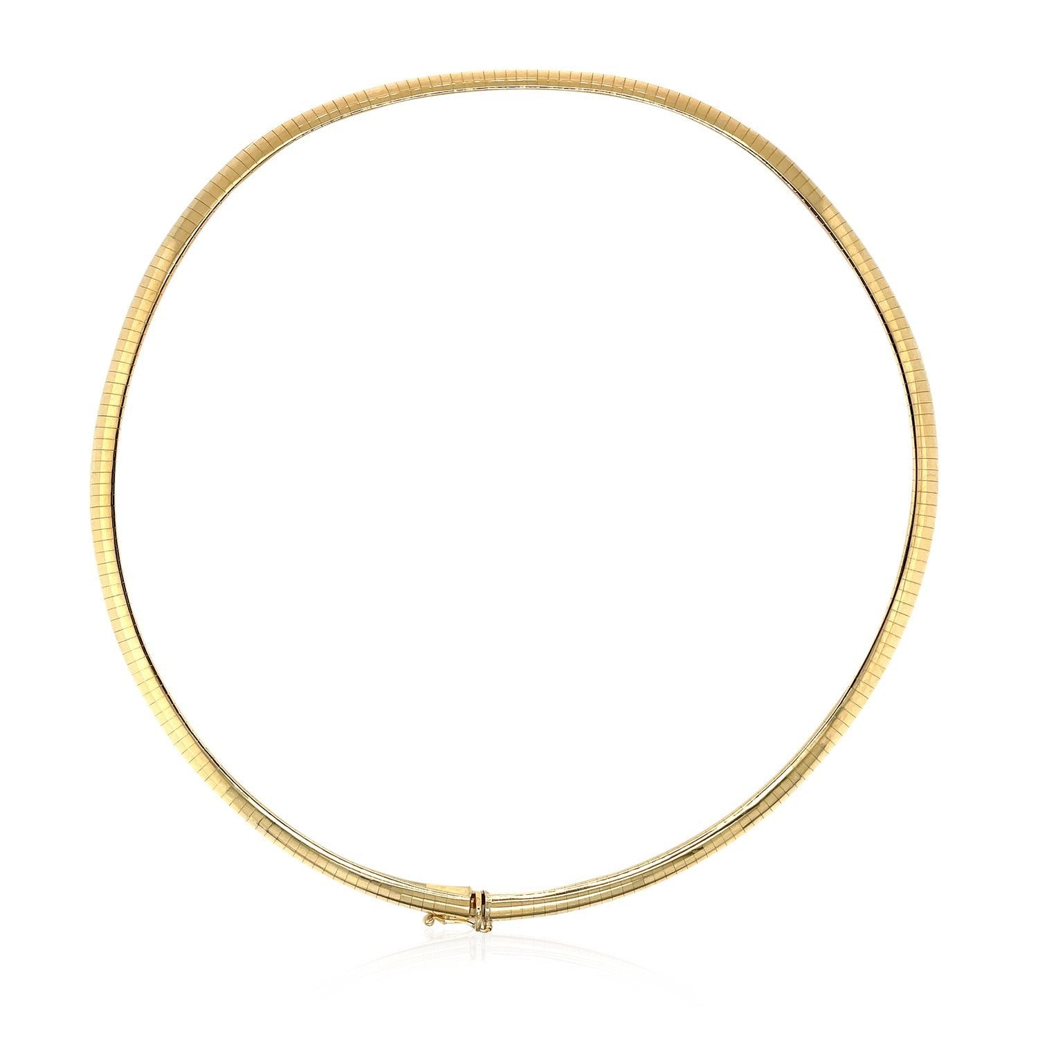 14k Yellow Gold Classic Omega Style Chain 6 mm on sale at MyriadMart
