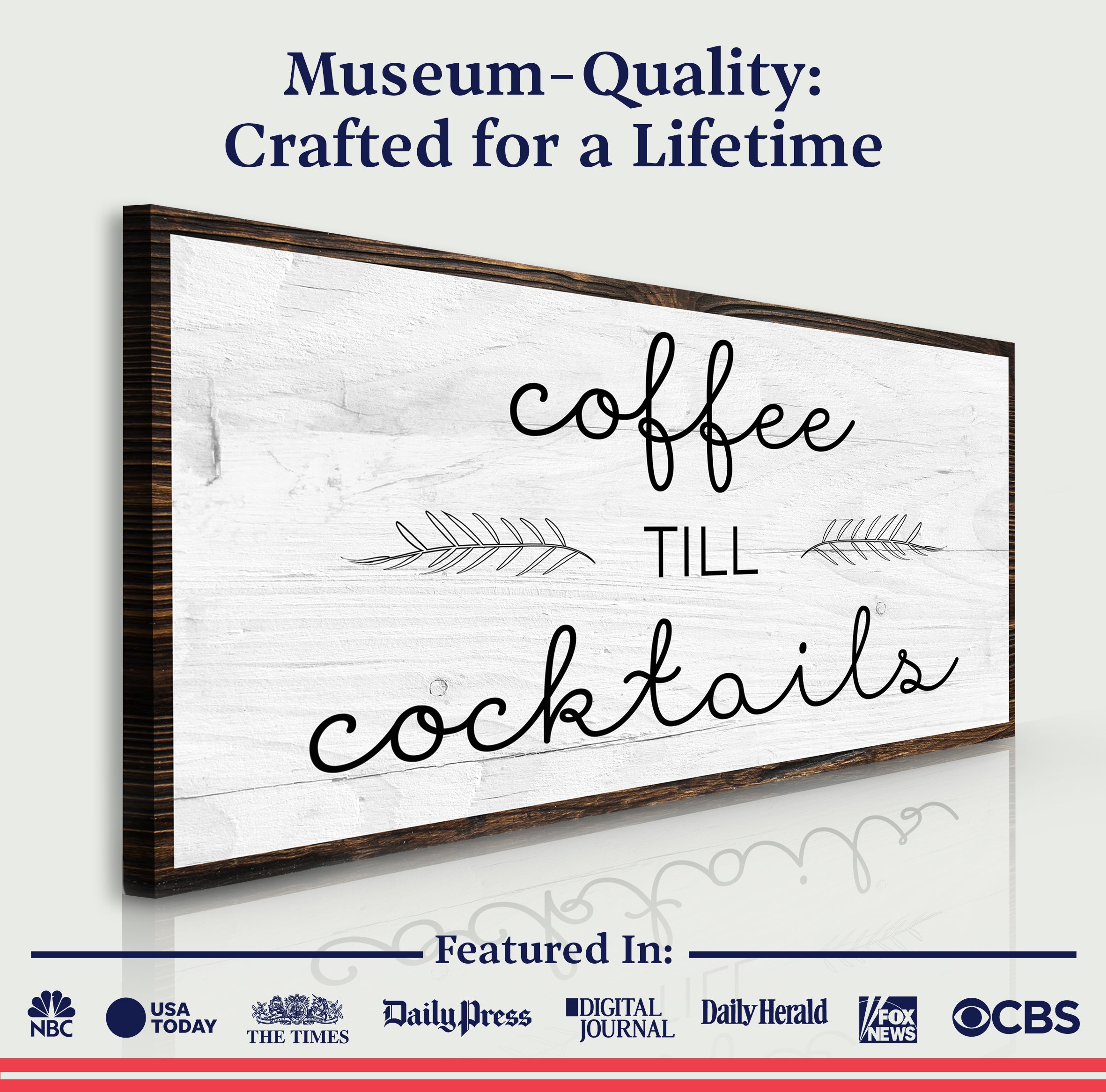 Coffee Till Cocktails Sign II on sale at MyriadMart