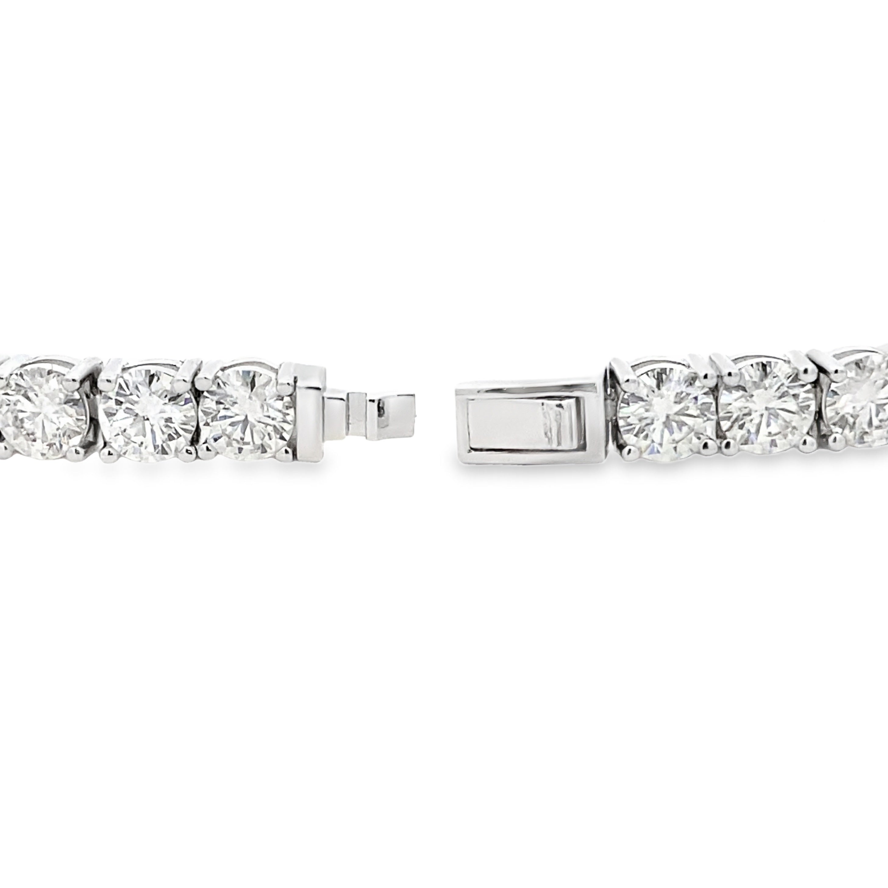 12.50ct Moissanite Tennis Bracelet Sterling Silver on sale at MyriadMart
