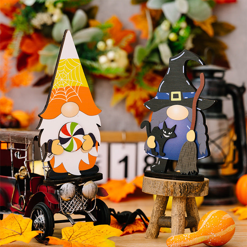 Assorted 2-Piece Halloween Element Ornaments - MyriadMart