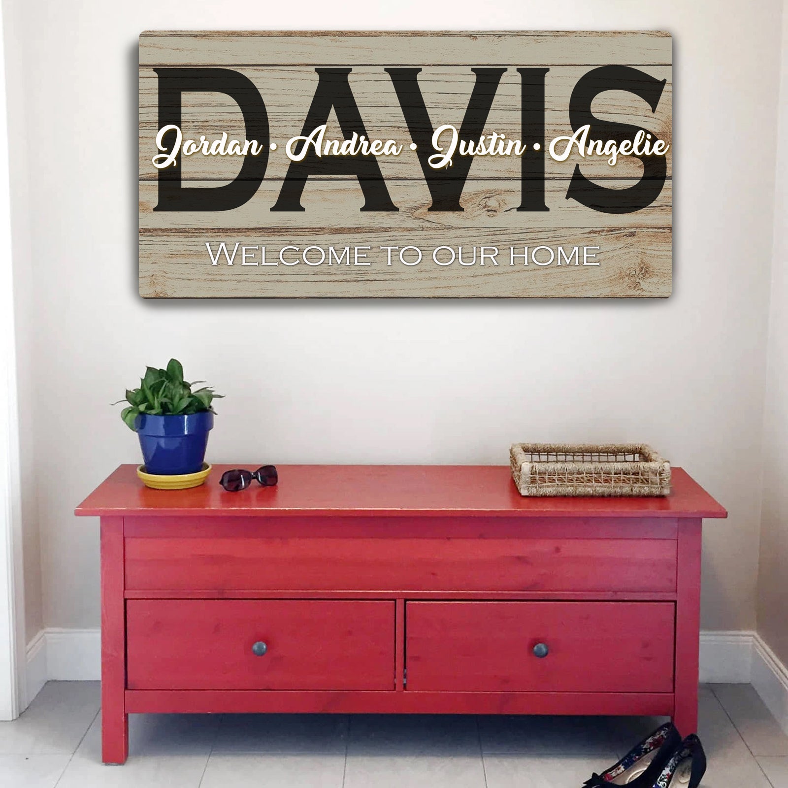 Welcome To Our Home Sign on sale at MyriadMart