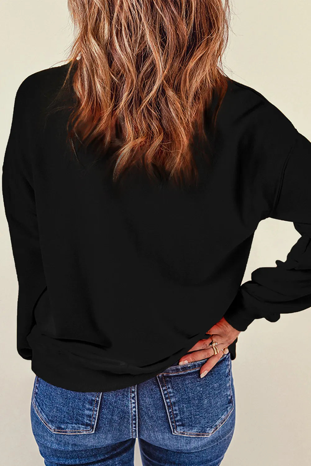 Pumpkin & Ghost Round Neck Long Sleeve Sweatshirt - MyriadMart
