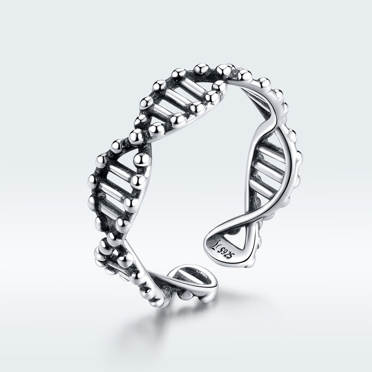 925 Sterling Silver Oxidized Ring for Women on sale at MyriadMart