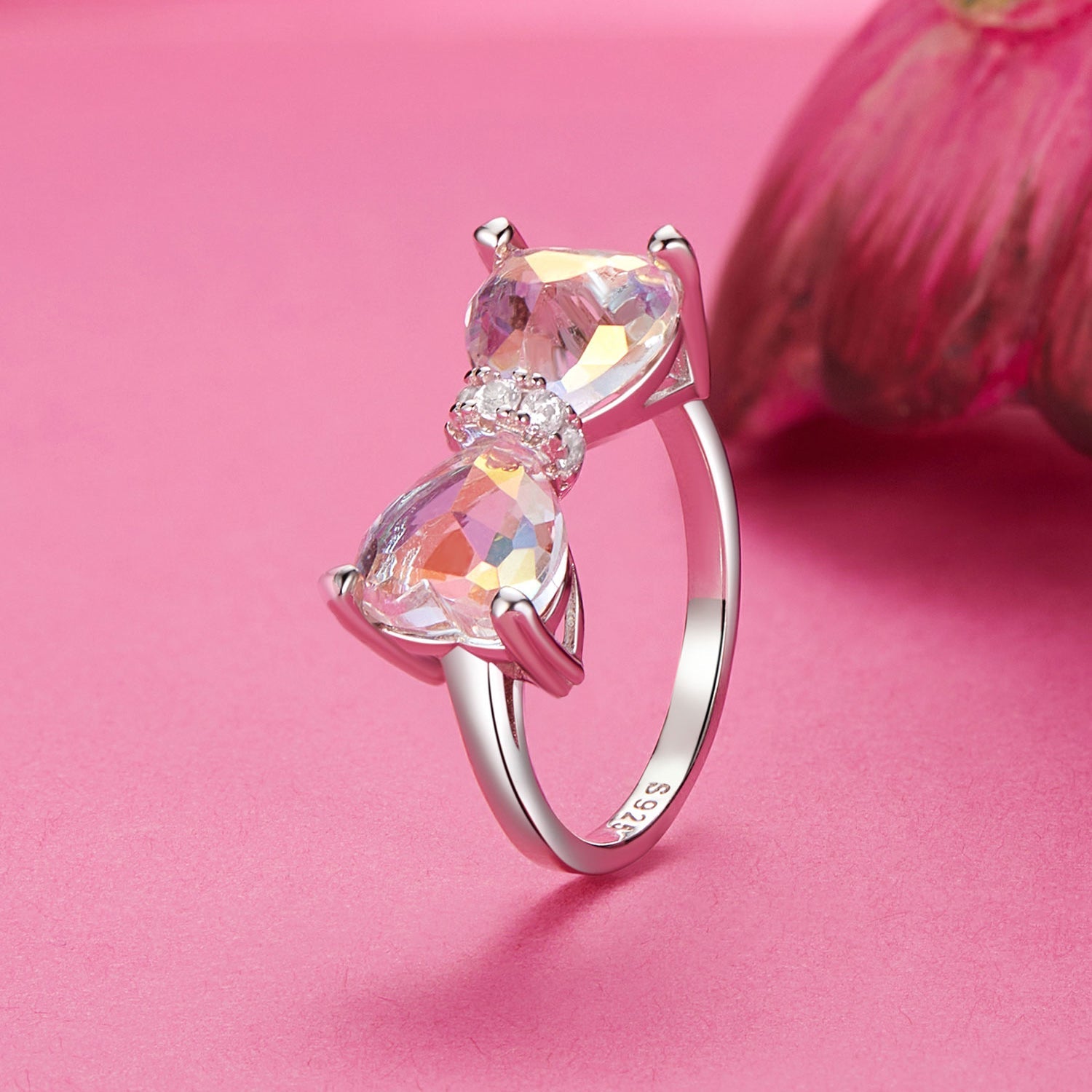 925 Sterling Silver 6.0 Size Pavé Setting CZ Ring for Women on sale at MyriadMart
