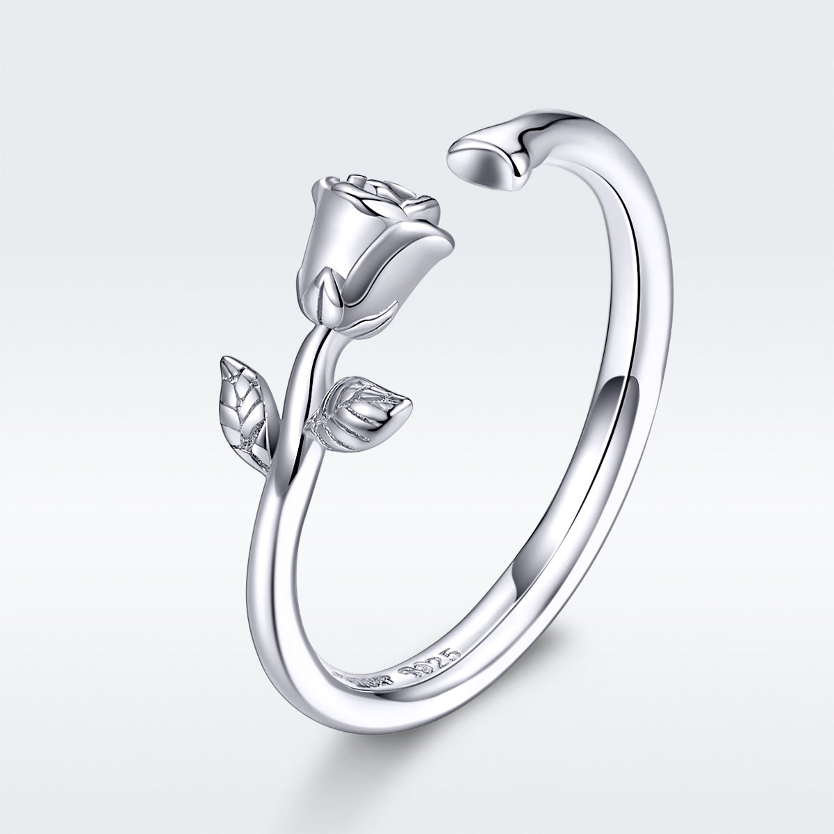 S925 Sterling Silver Plated Platinum Ring for Women on sale at MyriadMart