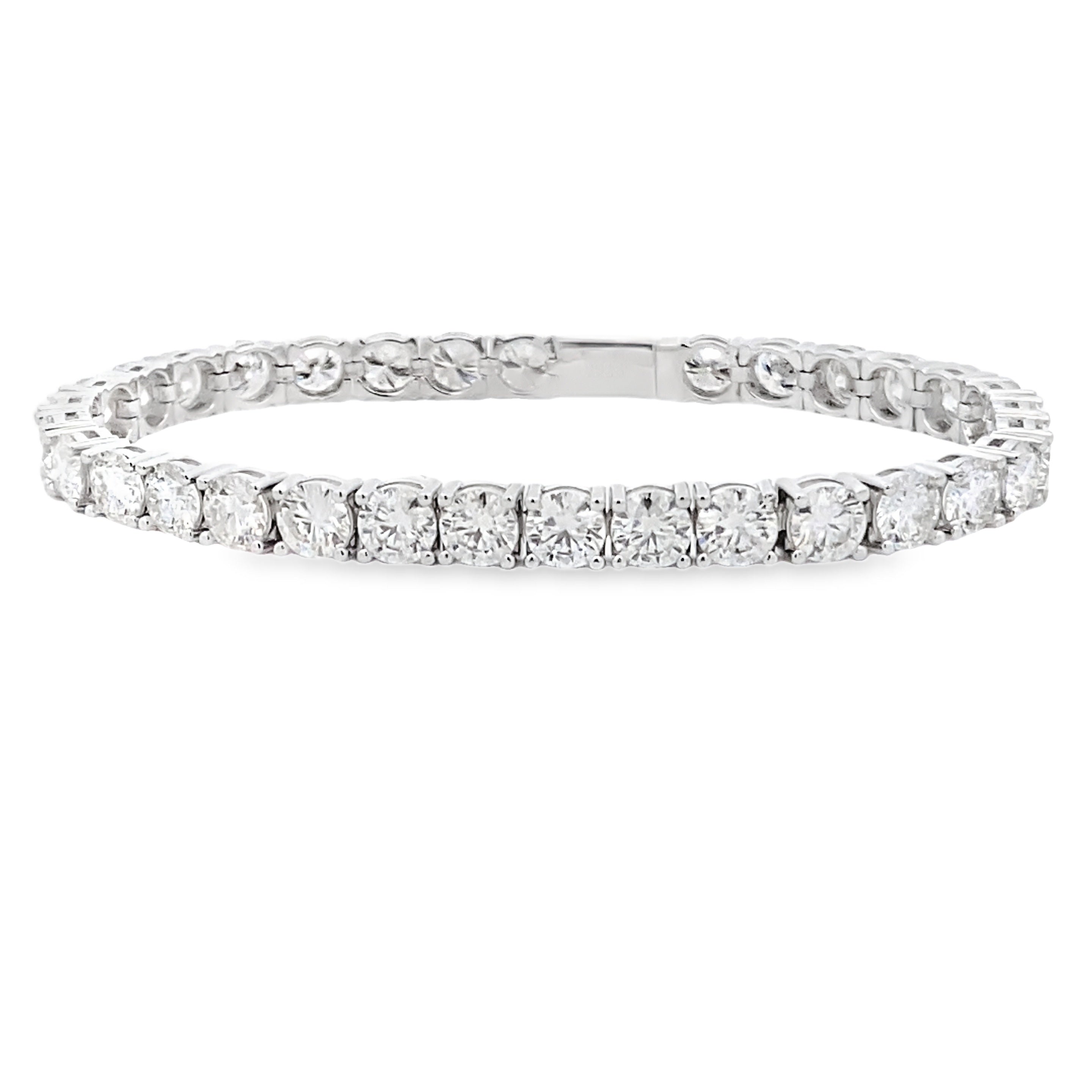 12.50ct Moissanite Tennis Bracelet Sterling Silver on sale at MyriadMart