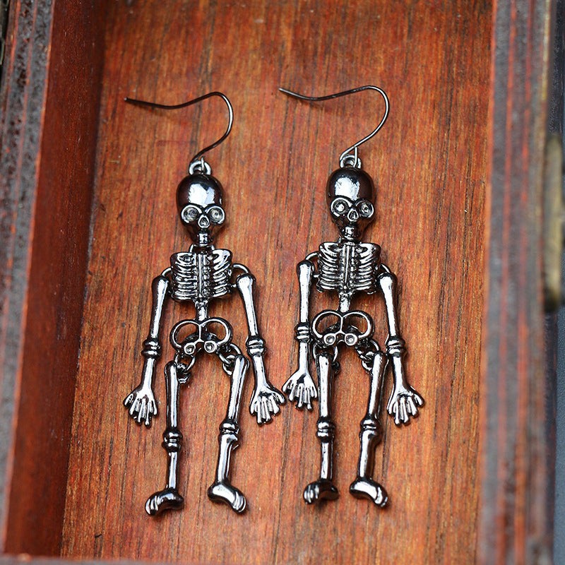 Skeleton Alloy Earrings - MyriadMart