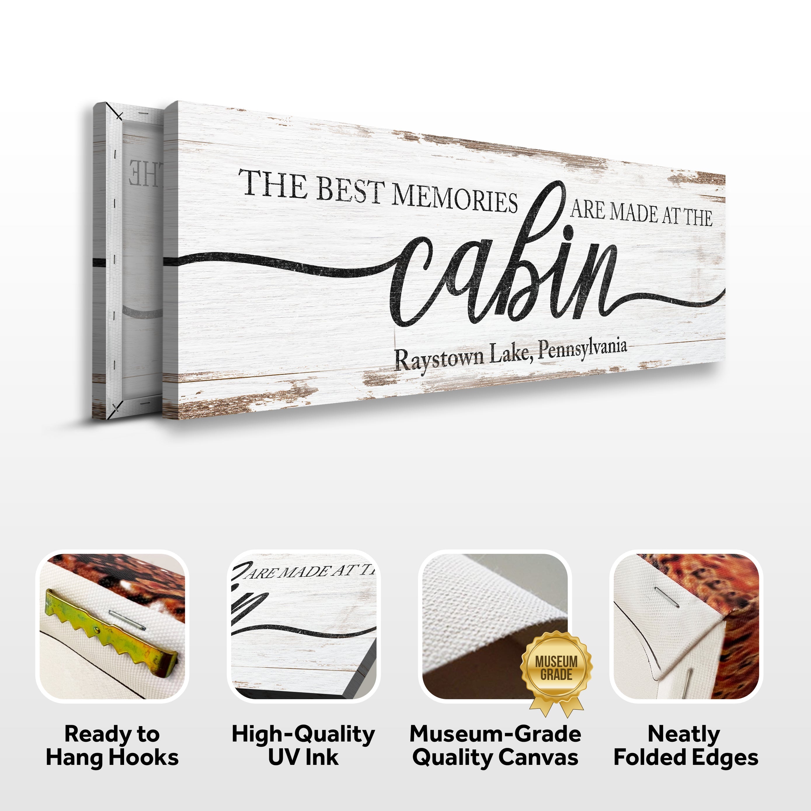 Best Memories Are Made At The Cabin Sign on sale at MyriadMart