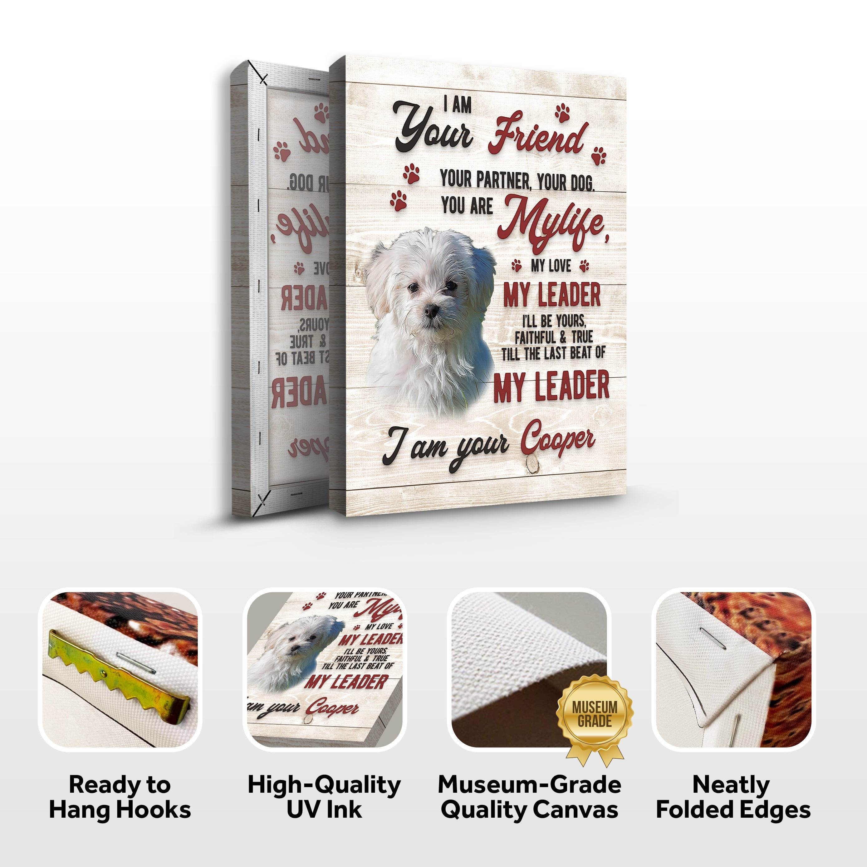 Pet Memorial Sign I Am Your Friend on sale at MyriadMart