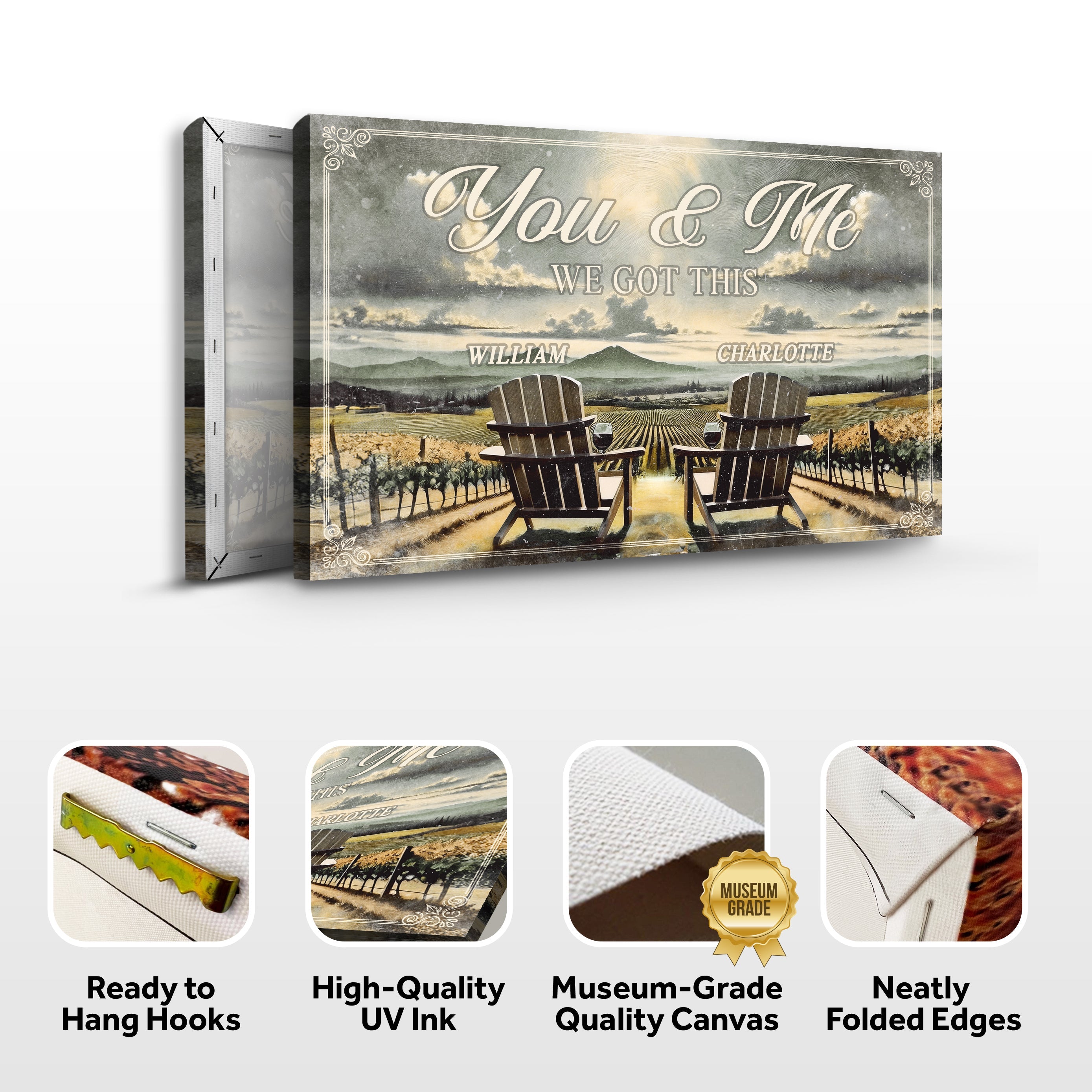 Vineyard Themed We Got This Couple Sign on sale at MyriadMart