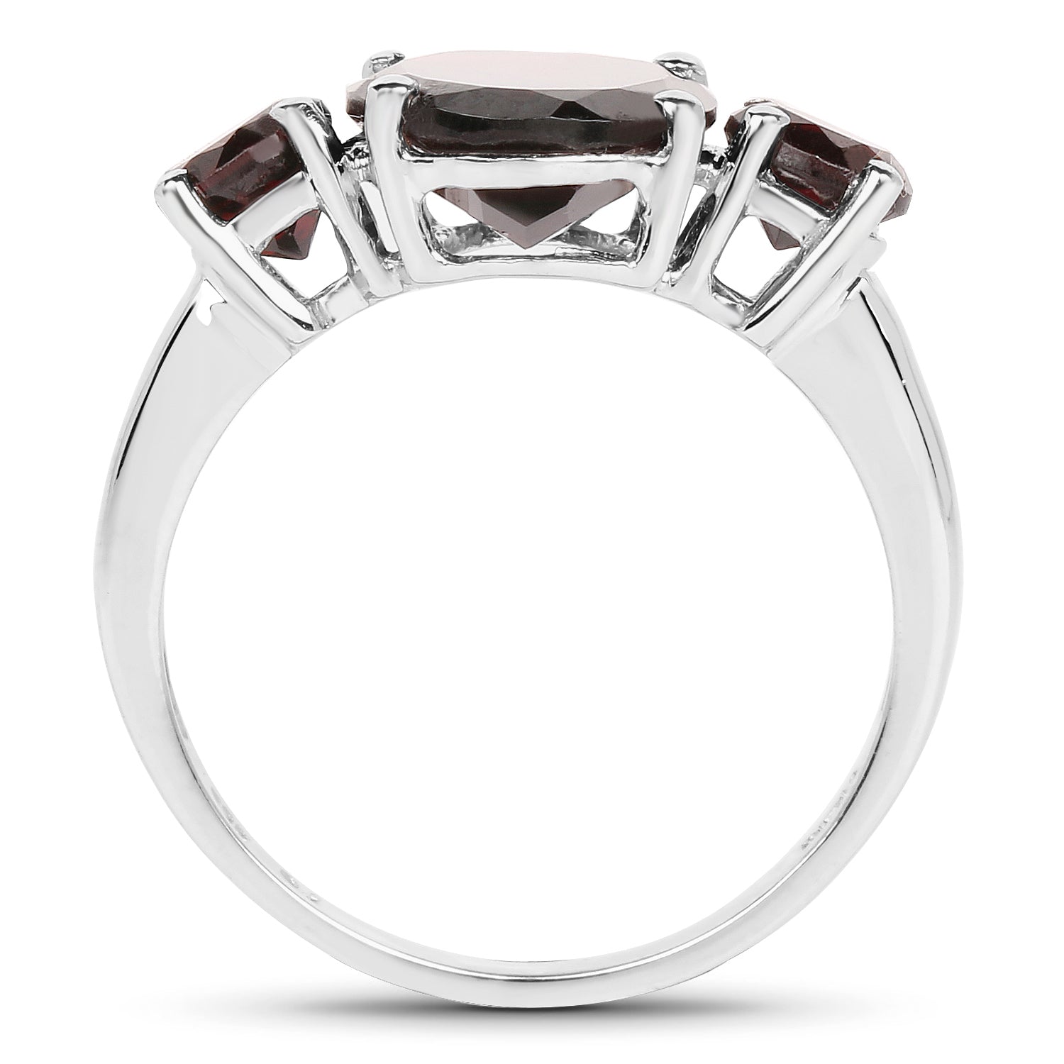 5.01 Carat Genuine Garnet .925 Sterling Silver Ring on sale at MyriadMart
