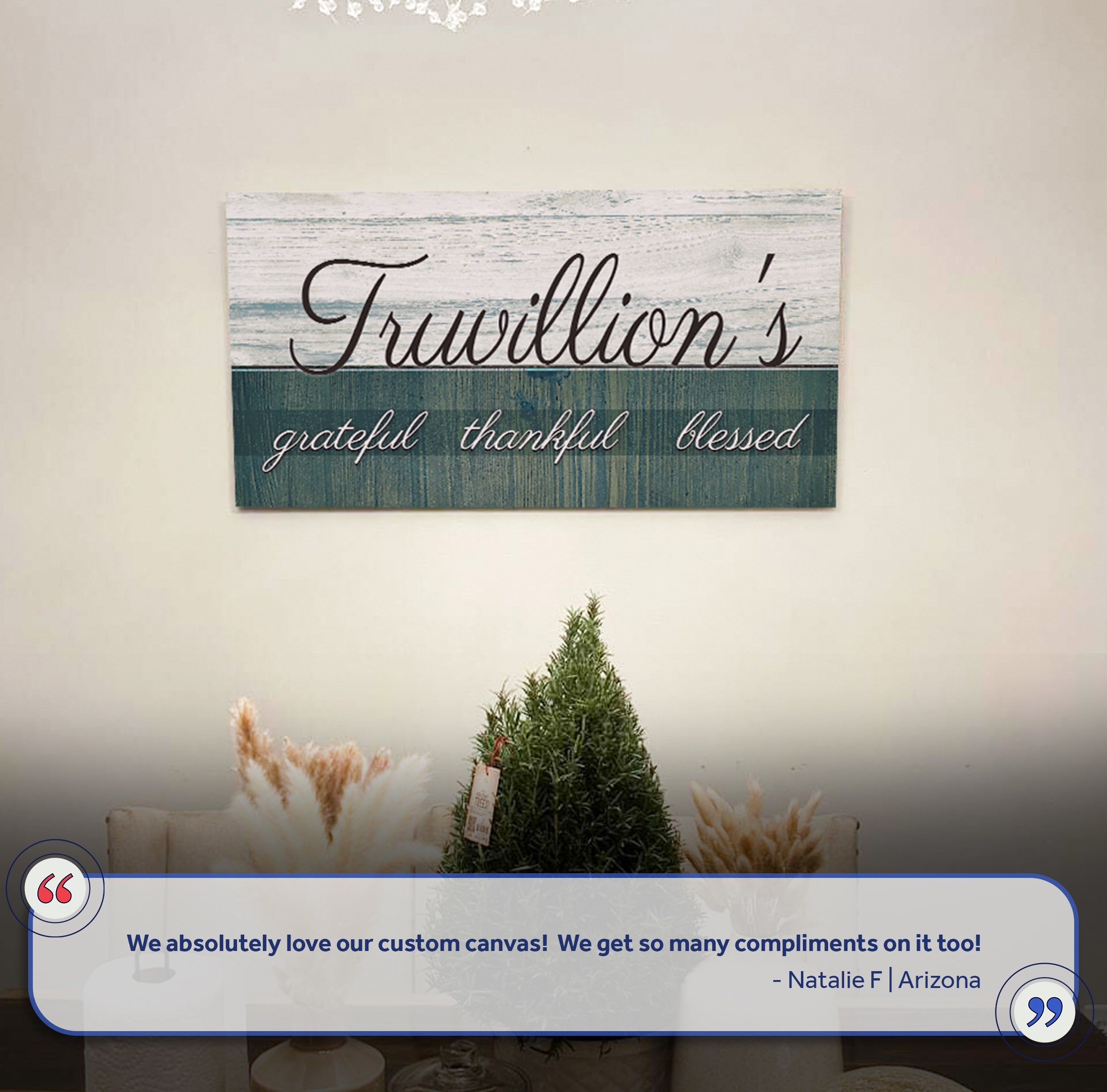 Family Grateful Sign III on sale at MyriadMart