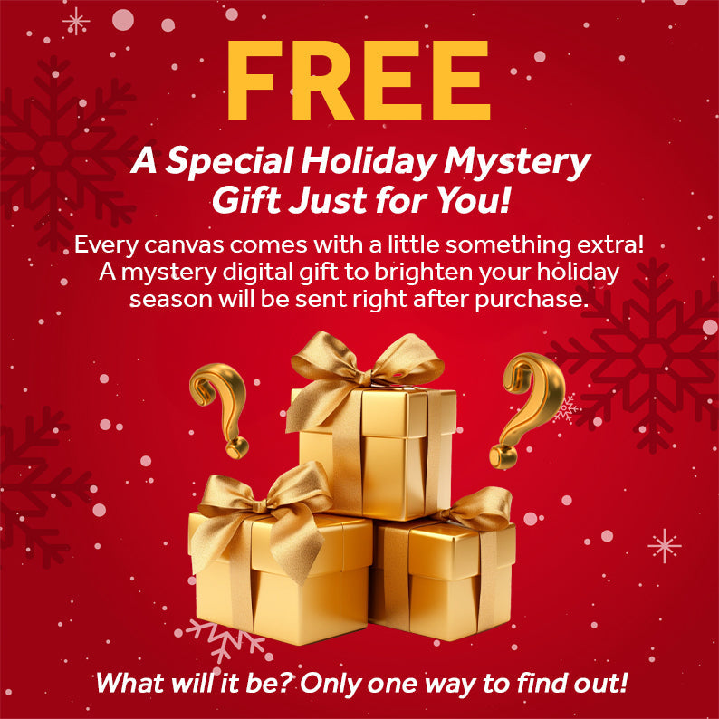 Vintage Christmas Tree Wall Art with Free Mystery Gift on sale at MyriadMart