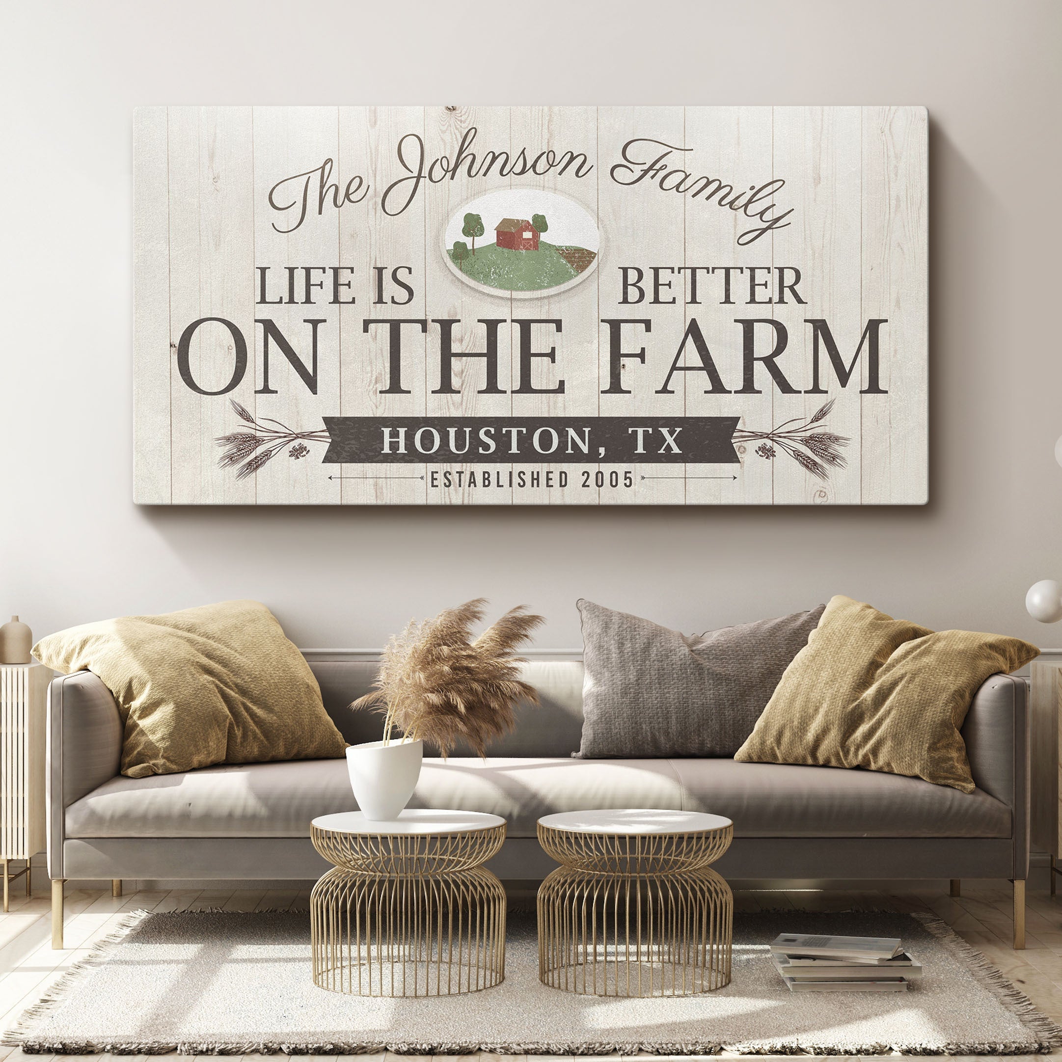Life Is Better On The Farm Sign on sale at MyriadMart
