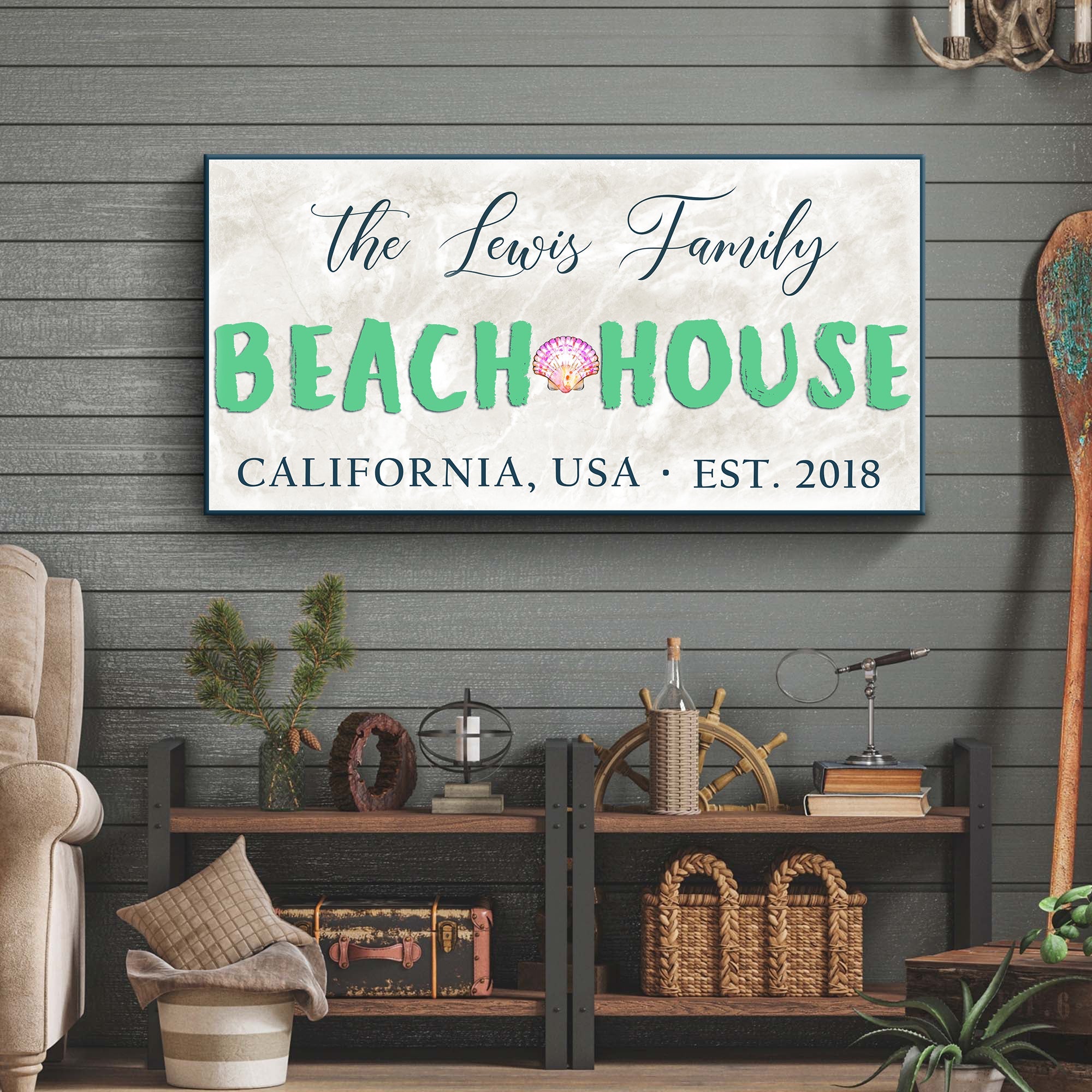 Beach House Sign III on sale at MyriadMart