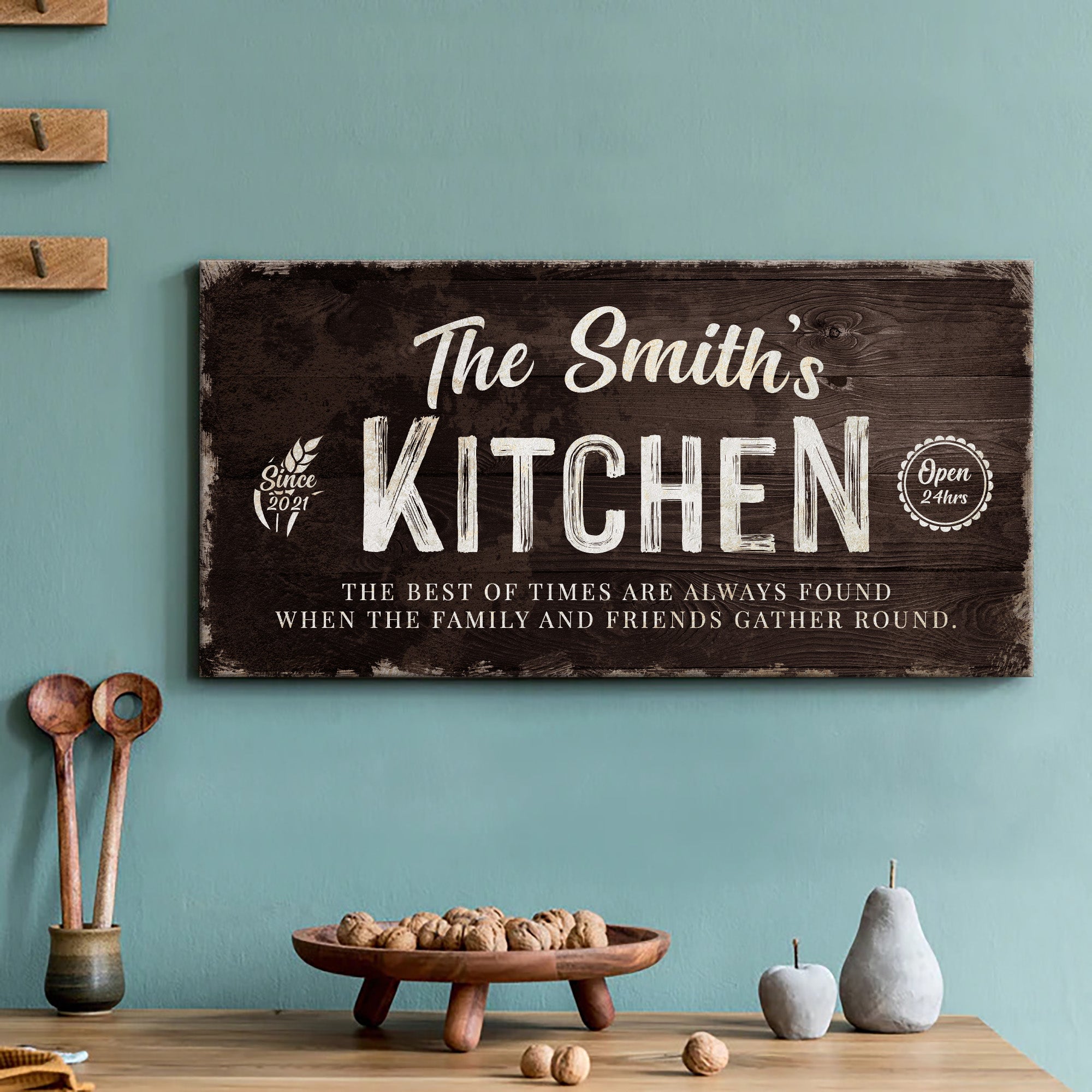 Family Kitchen Sign II on sale at MyriadMart