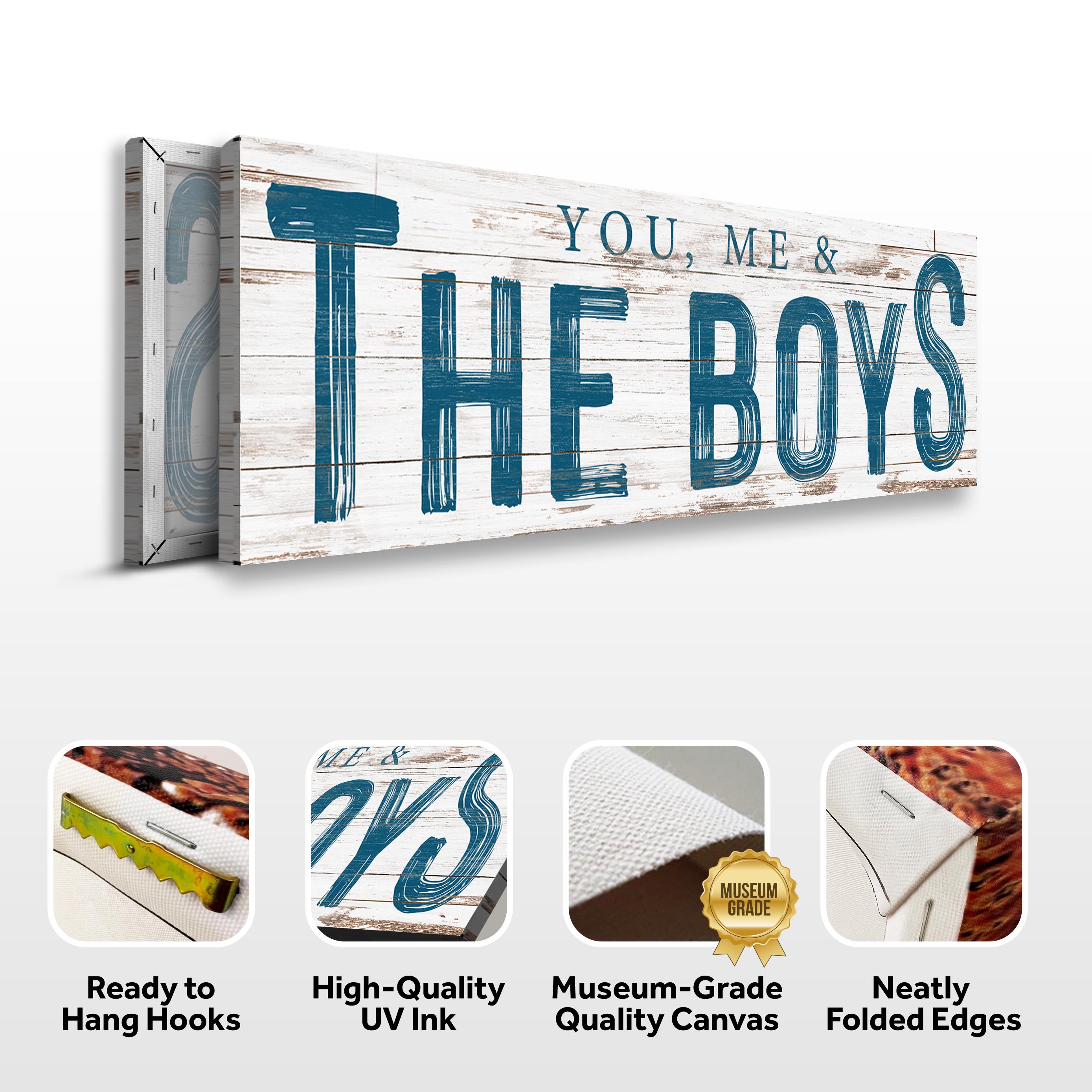 You, Me And The Boys Sign VIII on sale at MyriadMart