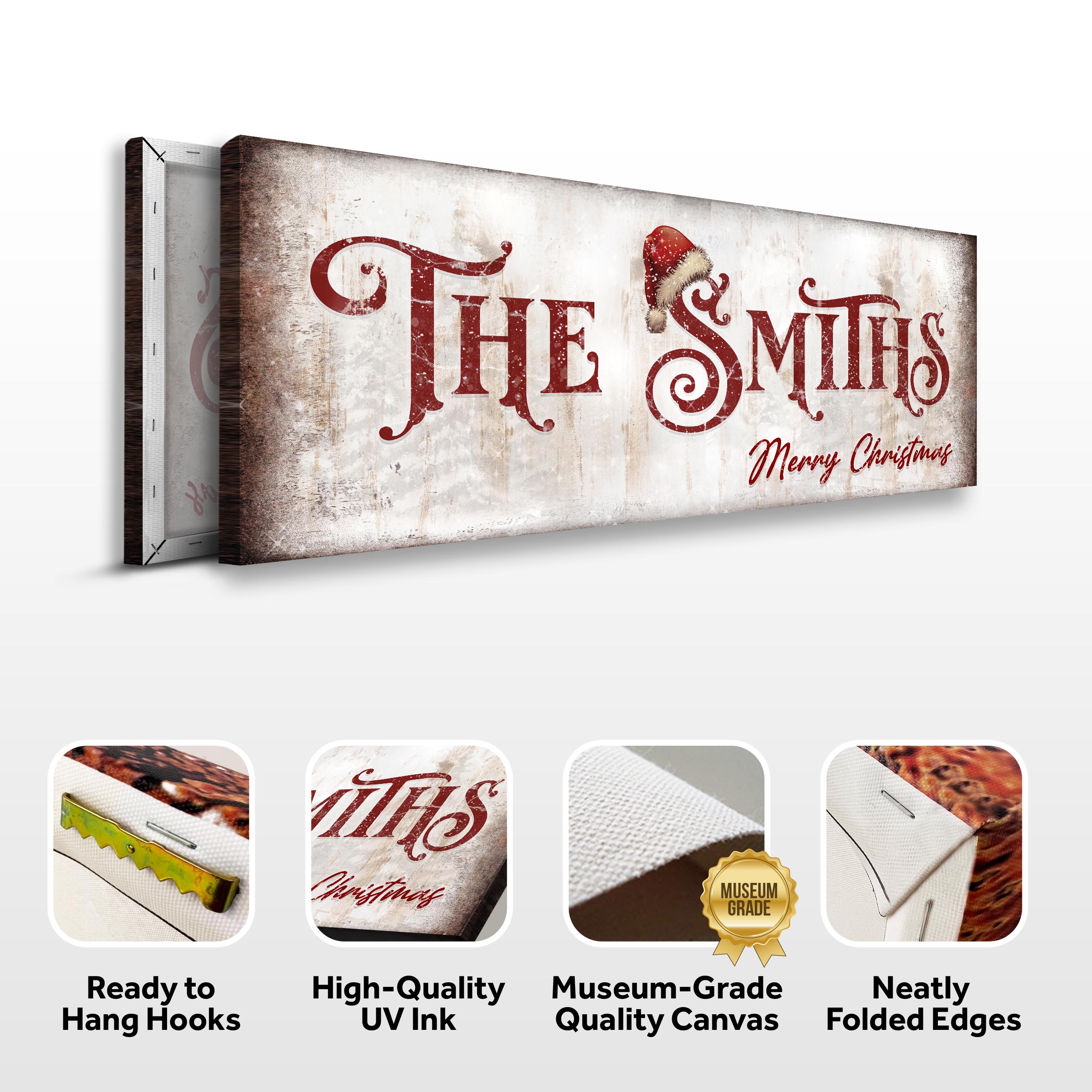 Christmas Family Name Sign III on sale at MyriadMart