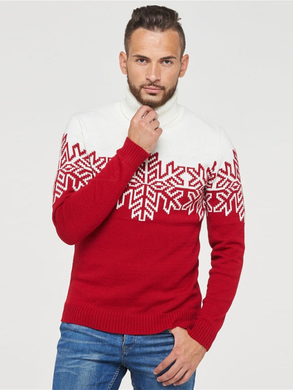 Christmas Parenting Men's Women's Children's Jacquard Sweater - MyriadMart