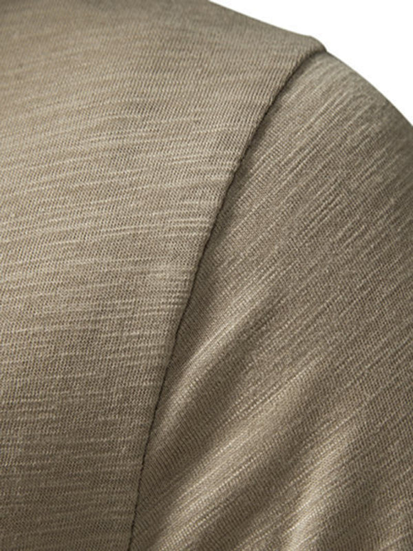 Men's Henley Casual Fashion Basic Short Sleeve T-Shirt - MyriadMart