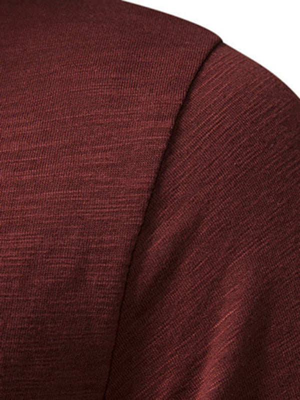 Men's Henley Casual Fashion Basic Short Sleeve T-Shirt - MyriadMart