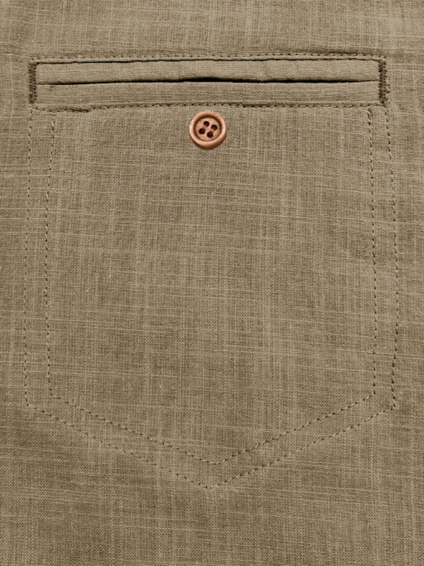 Men's casual solid color lapel short-sleeved tops - MyriadMart