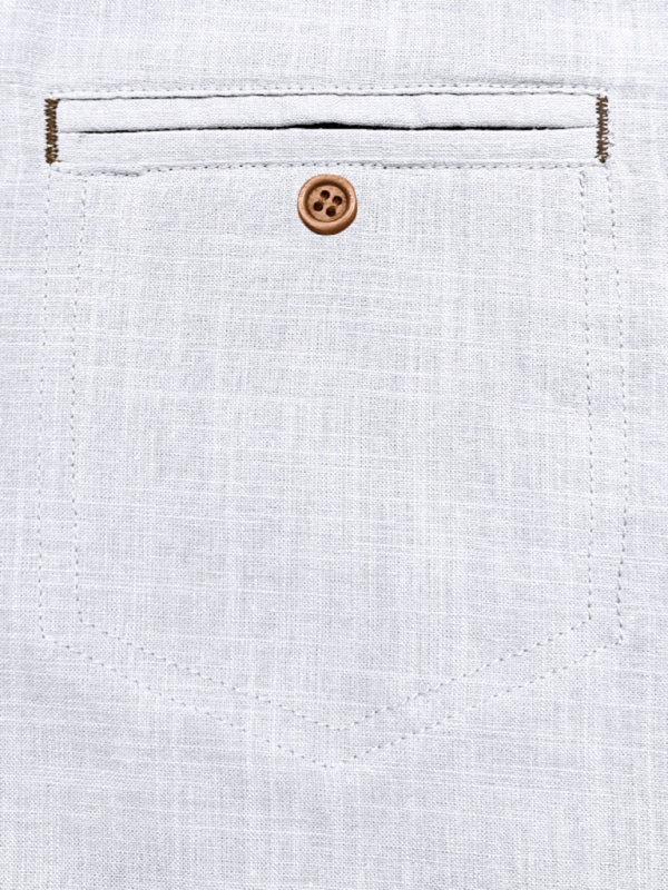 Men's casual solid color lapel short-sleeved tops - MyriadMart