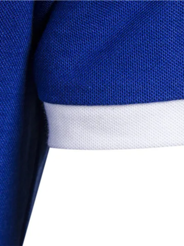 Men's short-sleeved lapel polo shirt with deer embroidery - MyriadMart