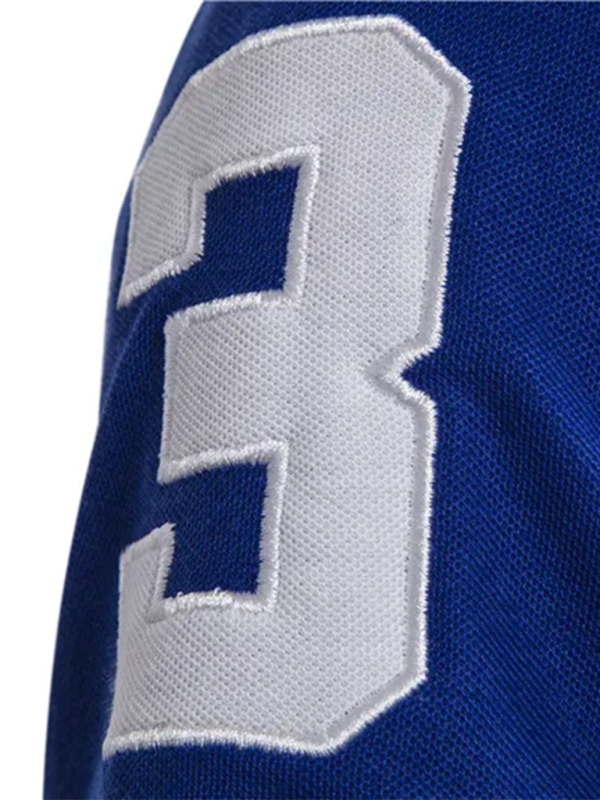 Men's short-sleeved lapel polo shirt with deer embroidery - MyriadMart