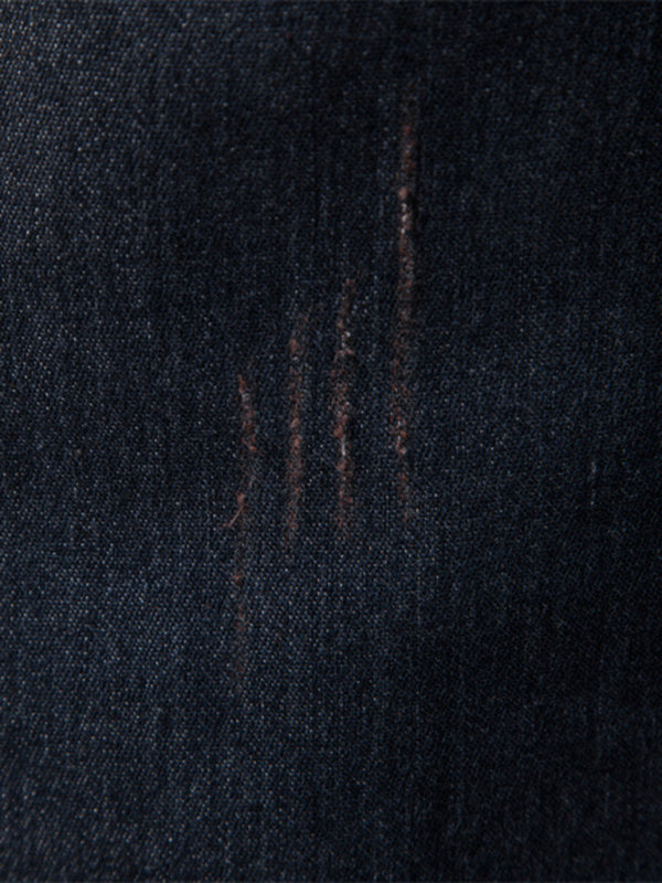 Men's casual solid color non-iron denim long-sleeved shirt - MyriadMart