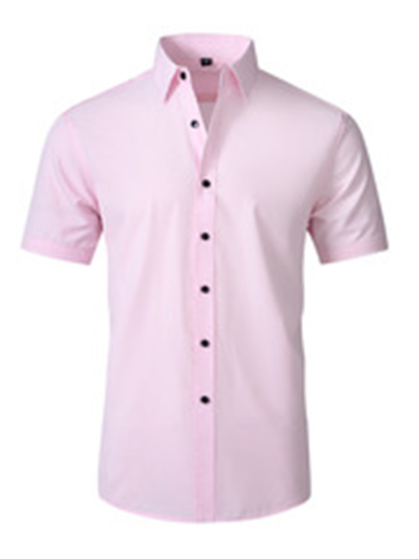 Men's non-iron wrinkle-resistant short-sleeved shirt - MyriadMart