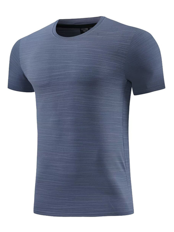 Men's new ice silk quick dry round neck short sleeve sports T-shirt - MyriadMart