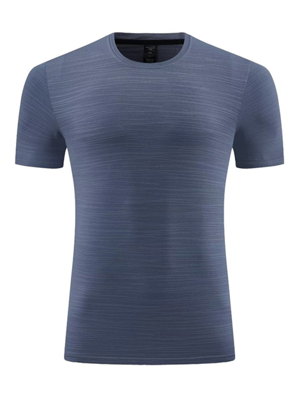 Men's new ice silk quick dry round neck short sleeve sports T-shirt - MyriadMart
